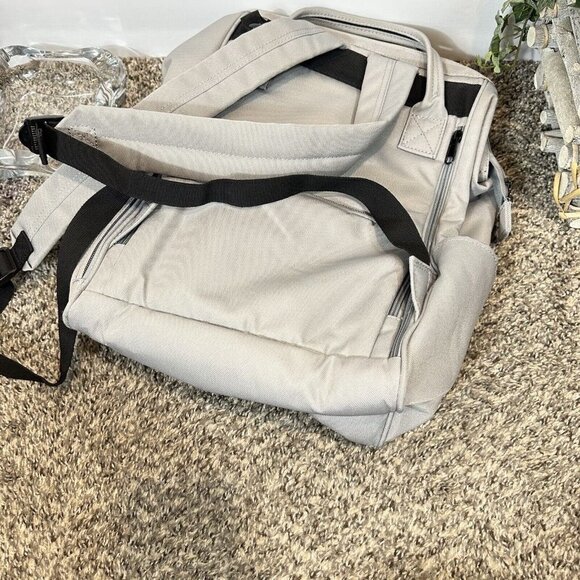 Kah&Kee Canvas Travel Backpack Functional Anti-theft School Laptop Gray New - Picture 2 of 6